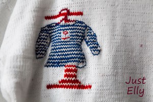 Knitted and embroidered sweater 06